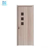 Diseño de puerta de madera elegante puertas interiores de puerta de melamina GO-A075